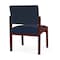 Lesro Lenox Armless Guest Chair, 22.5 in W 26 in L 31.5 in H LW1102 - alternate 2